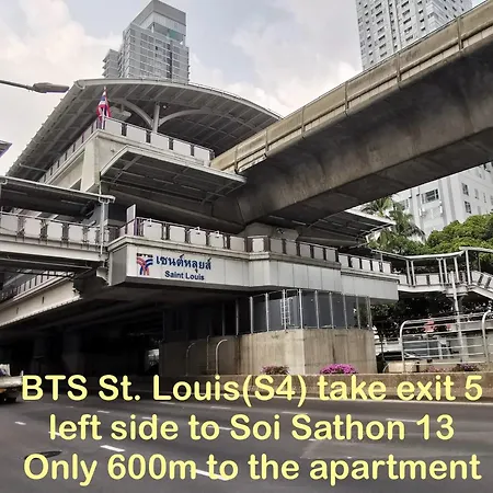 Hip & Funky Sathon15 Apartment Close To Bts St Louis