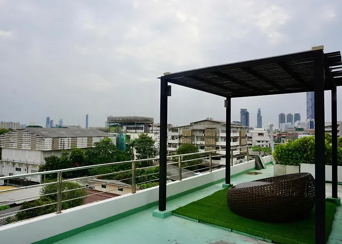 아파트 Hip & Funky Sathon15 Close To Bts St Louis 방콕